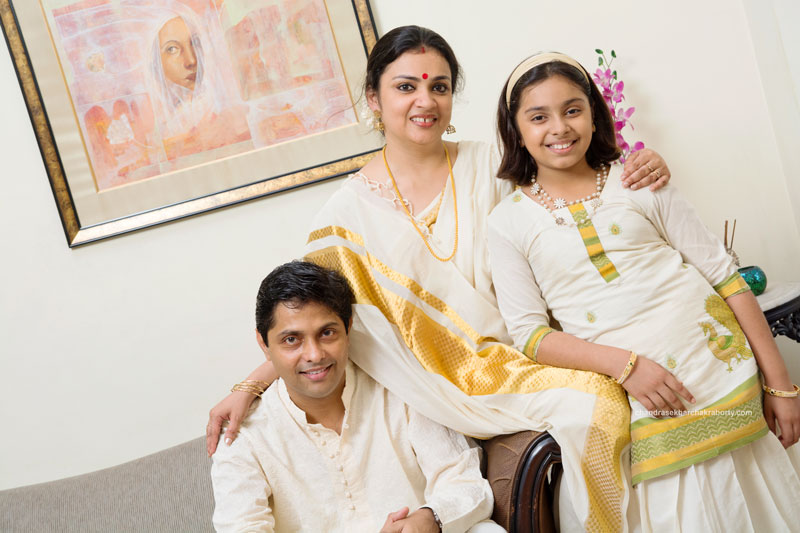 South Indian's family portrait