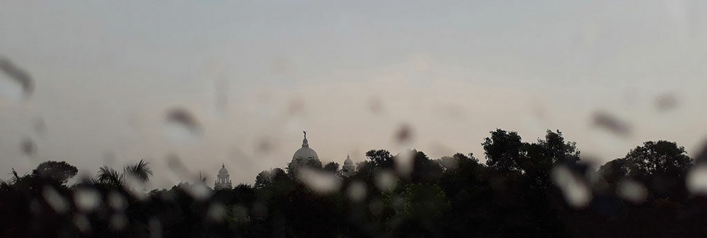 Rain drowp image of Victoria Memorial,Contact for Photography in Kolkata