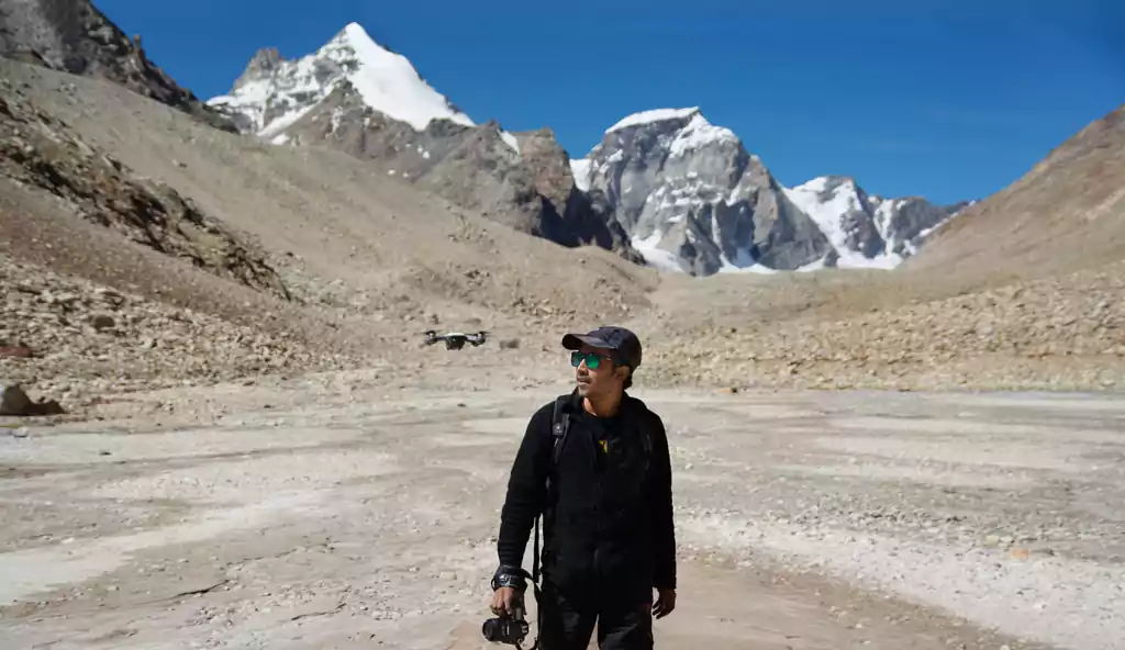Travel photographer Chandrasekhar Chakraborty in South Zanskar, ladakh, India
