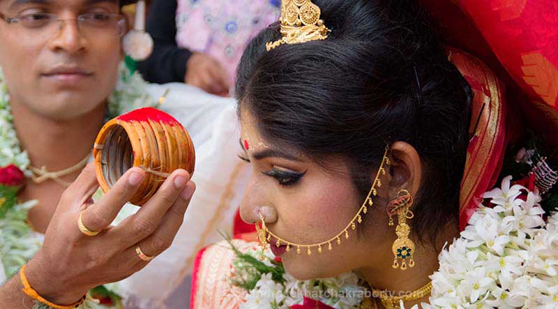 Sindur Dan's image, Bengali Wedding in Howrwh