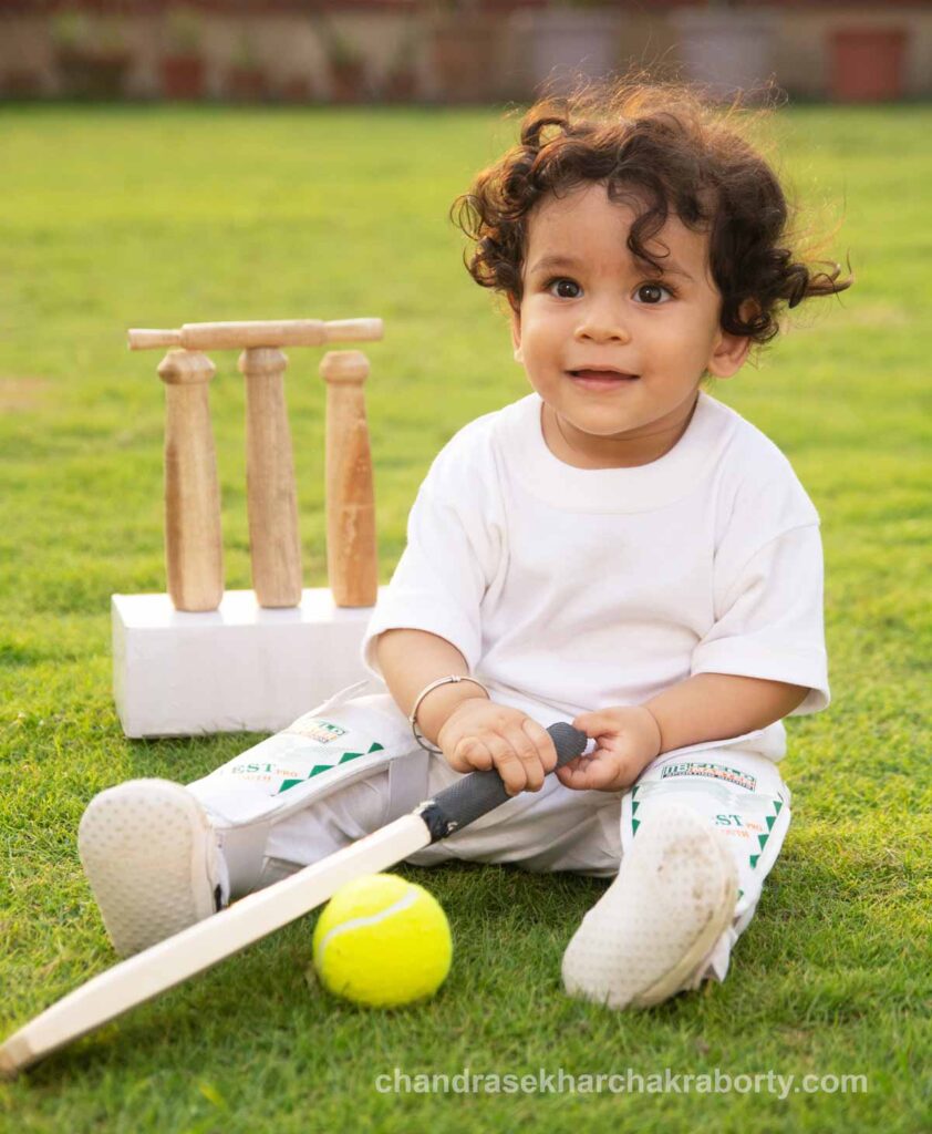 baby photoshoot ideas with Cricket